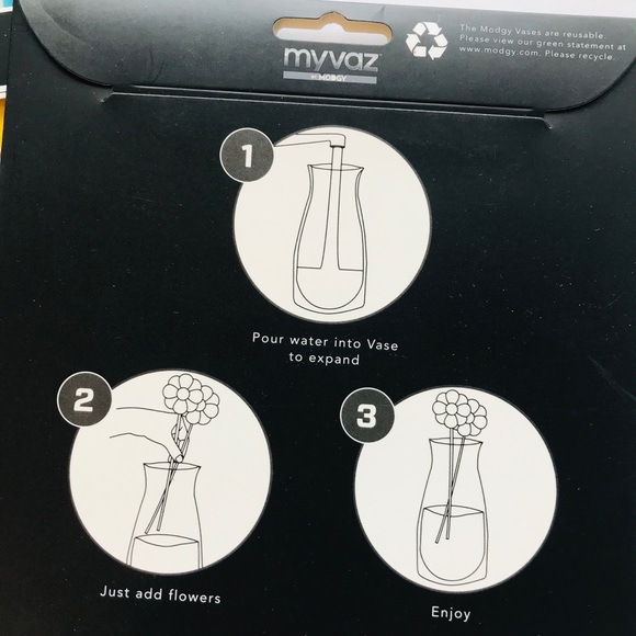 NEW Moshy Expandable Vase BPA Free - Picture 3 of 8